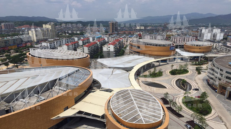 The Membrane Structure Project of Jangxi Longnan Culture and Art Centre